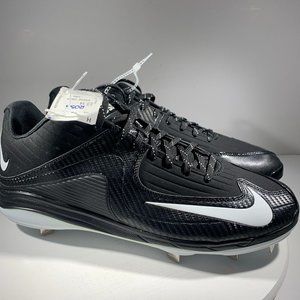 NEW Nike AIR MVP PRO METAL 2 Mens Baseball Cleats Black Shoes BSBL Lace Size 14